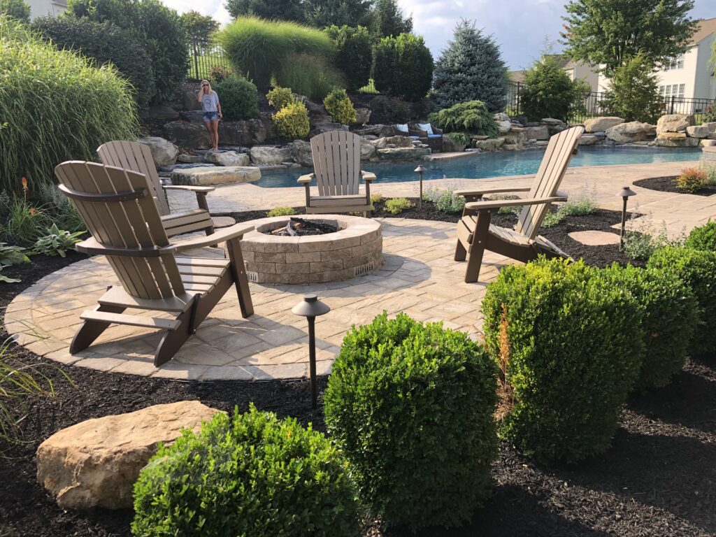 Lower Macungie patio and propane fire pit5